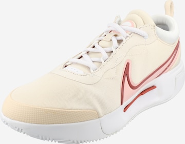 NIKE Athletic Shoes 'Court Zoom Pro' in Beige: front