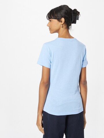 TOMMY HILFIGER T-Shirt '1985 Slim Slub' in Blau