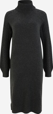 Pieces Tall Knitted dress 'FUNA' in Grey: front