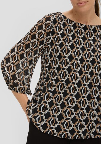s.Oliver BLACK LABEL Blouse in Zwart