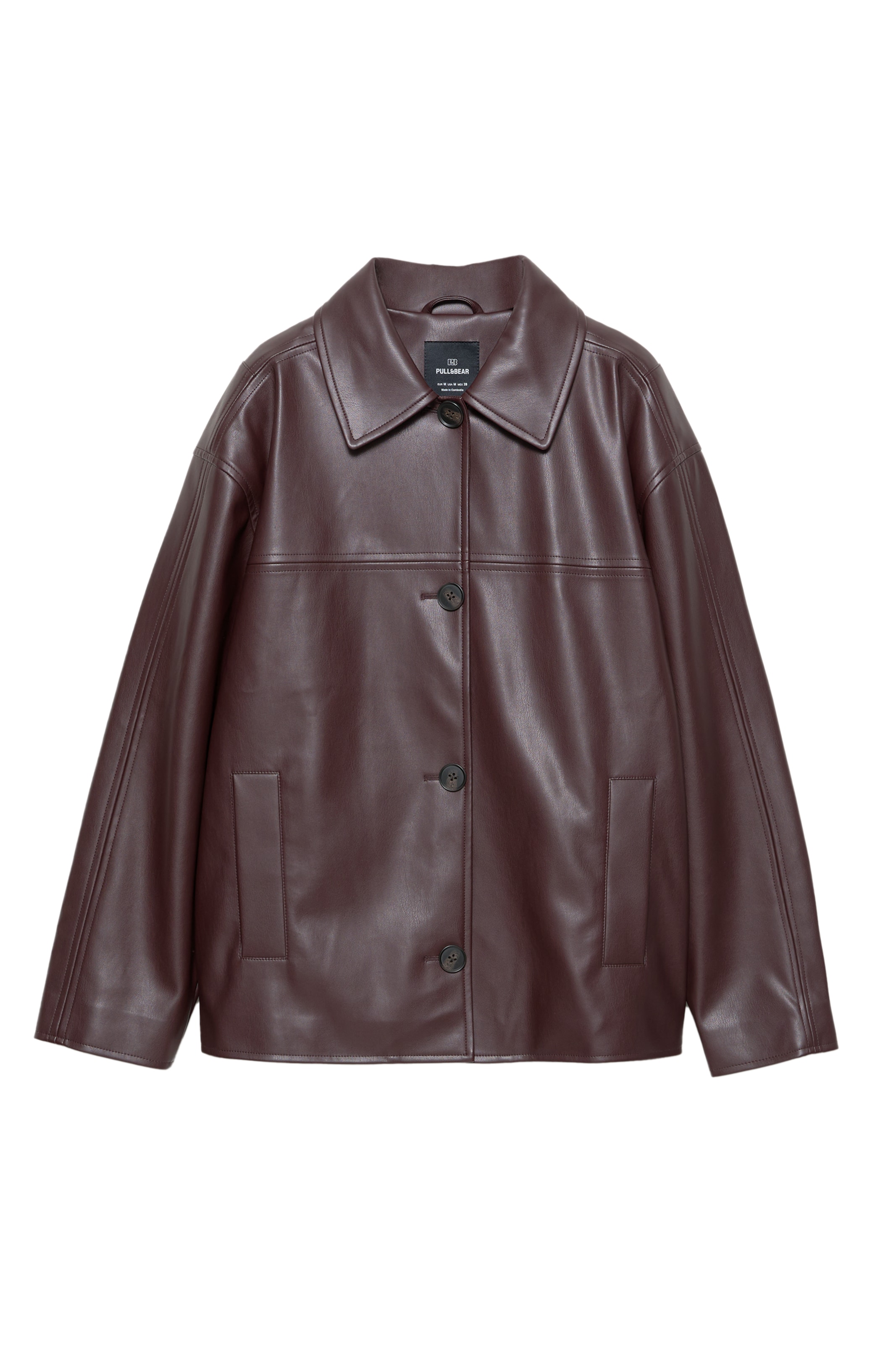 Pull&Bear Преходно яке в червено: отпред