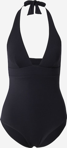ETAM Triangle Swimsuit 'SCULPT' in Black: front