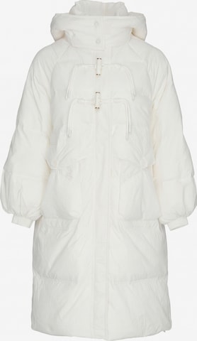 Manteau d’hiver faina en blanc : devant