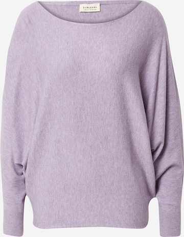 Pull-over Sublevel en violet : devant