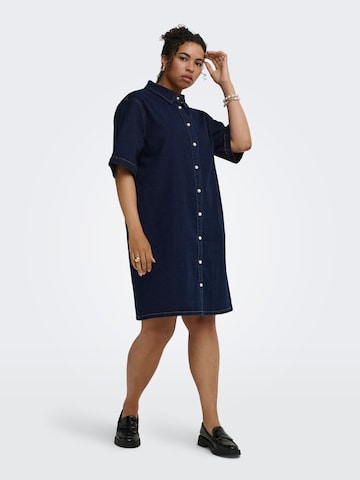 ONLY Carmakoma - Vestido camisero 'CARMadeline' en azul