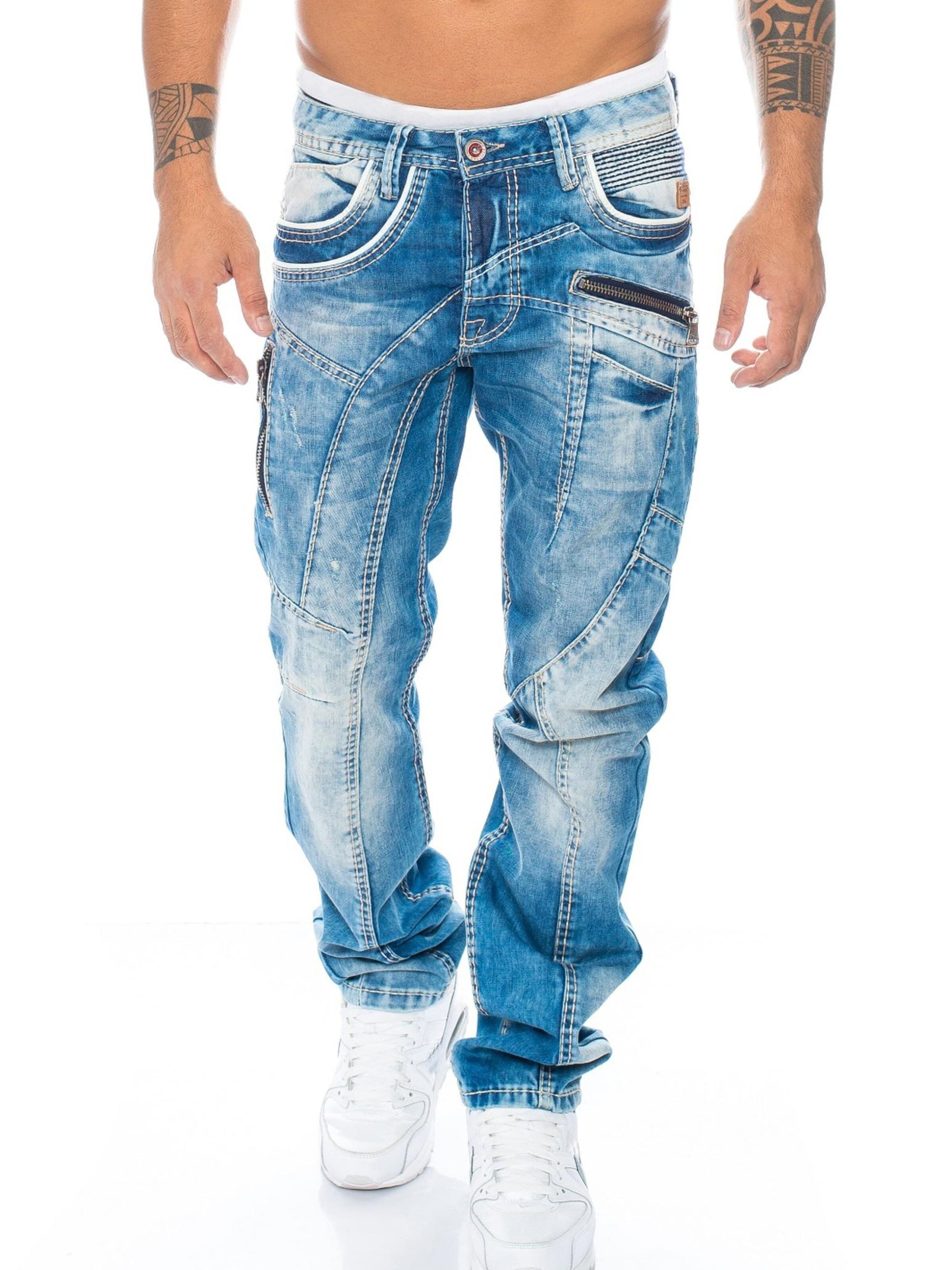 CIPO & BAXX Regular Jeans 'BJ1150' in Blue: front