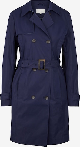 Manteau mi-saison TOM TAILOR en bleu : devant