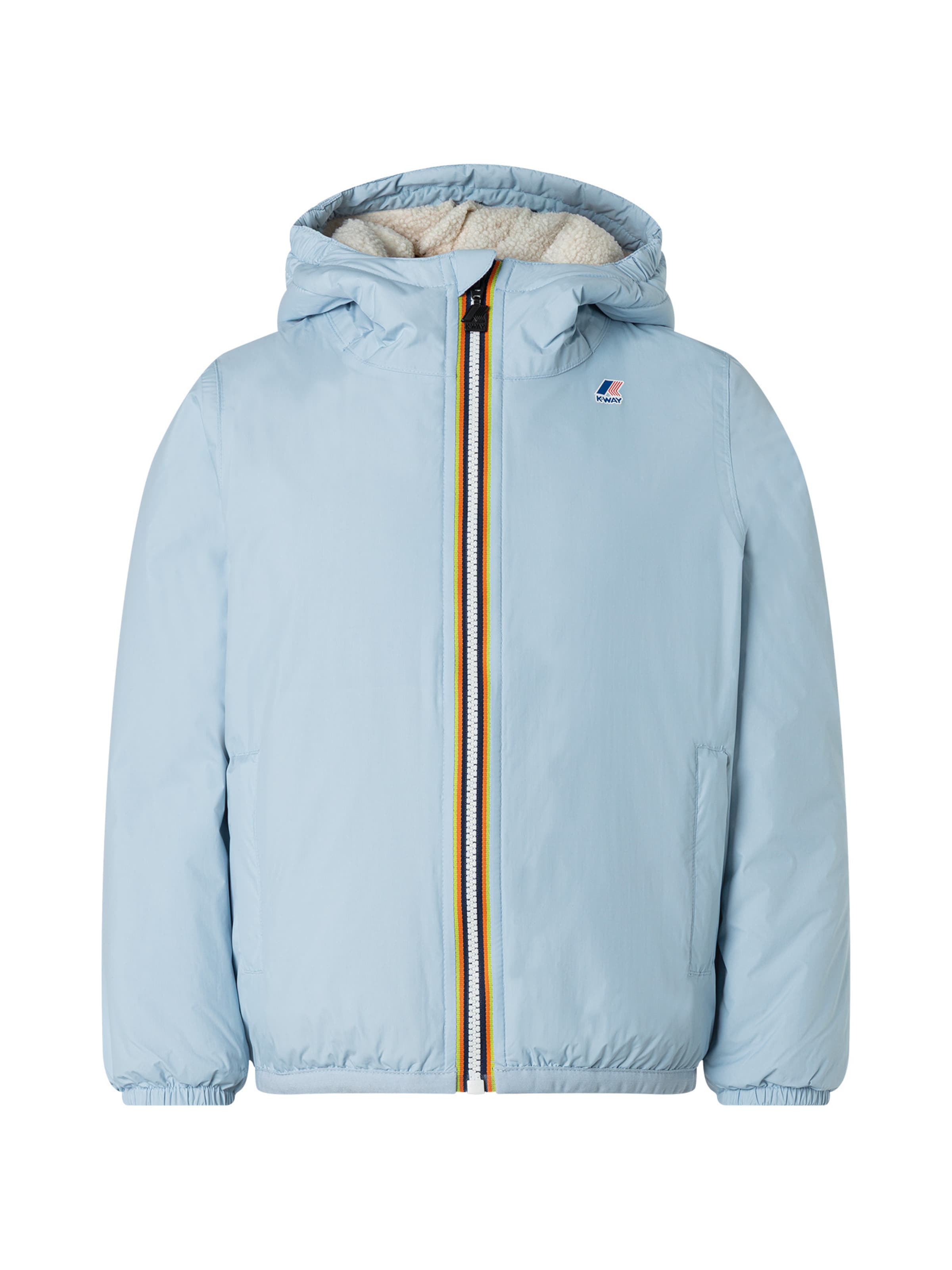 K Way Weatherproof jacket in Blue: front