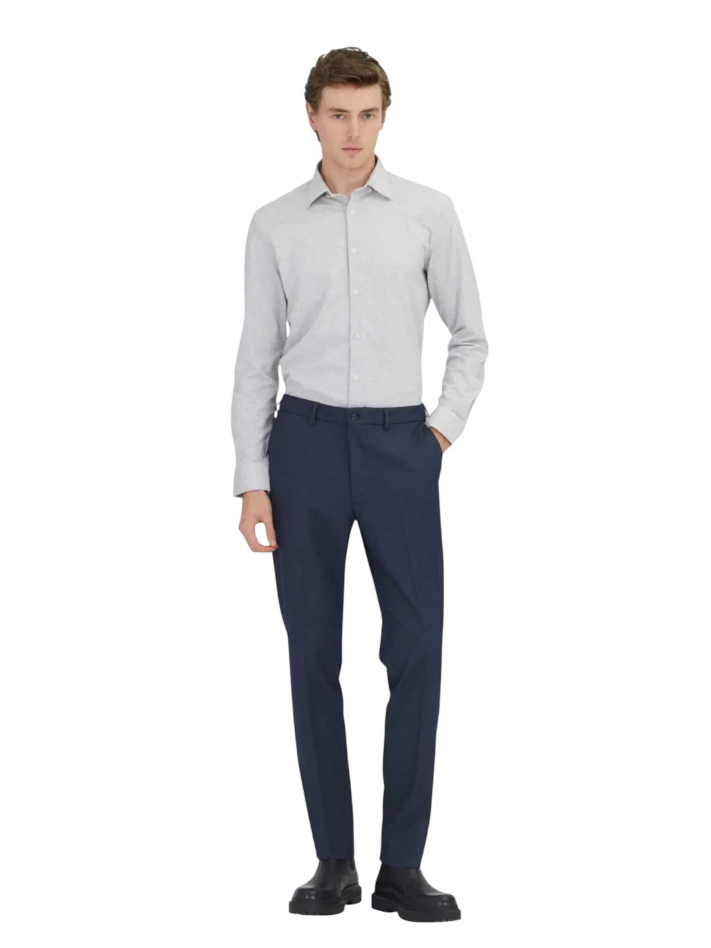 KİP Regular fit Overhemd in Grijs