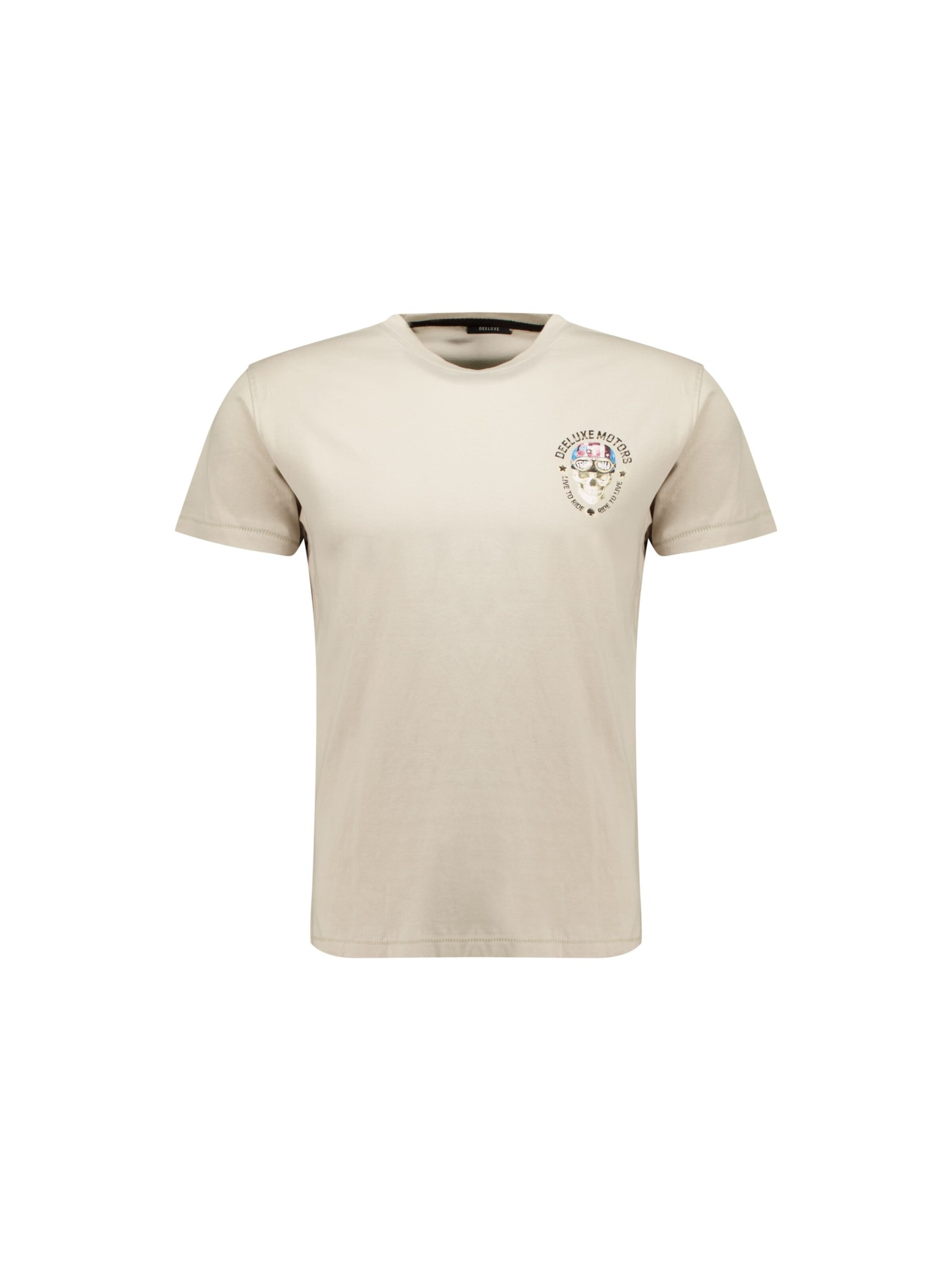 Deeluxe Shirt 'DEKARI' in Beige: voorkant