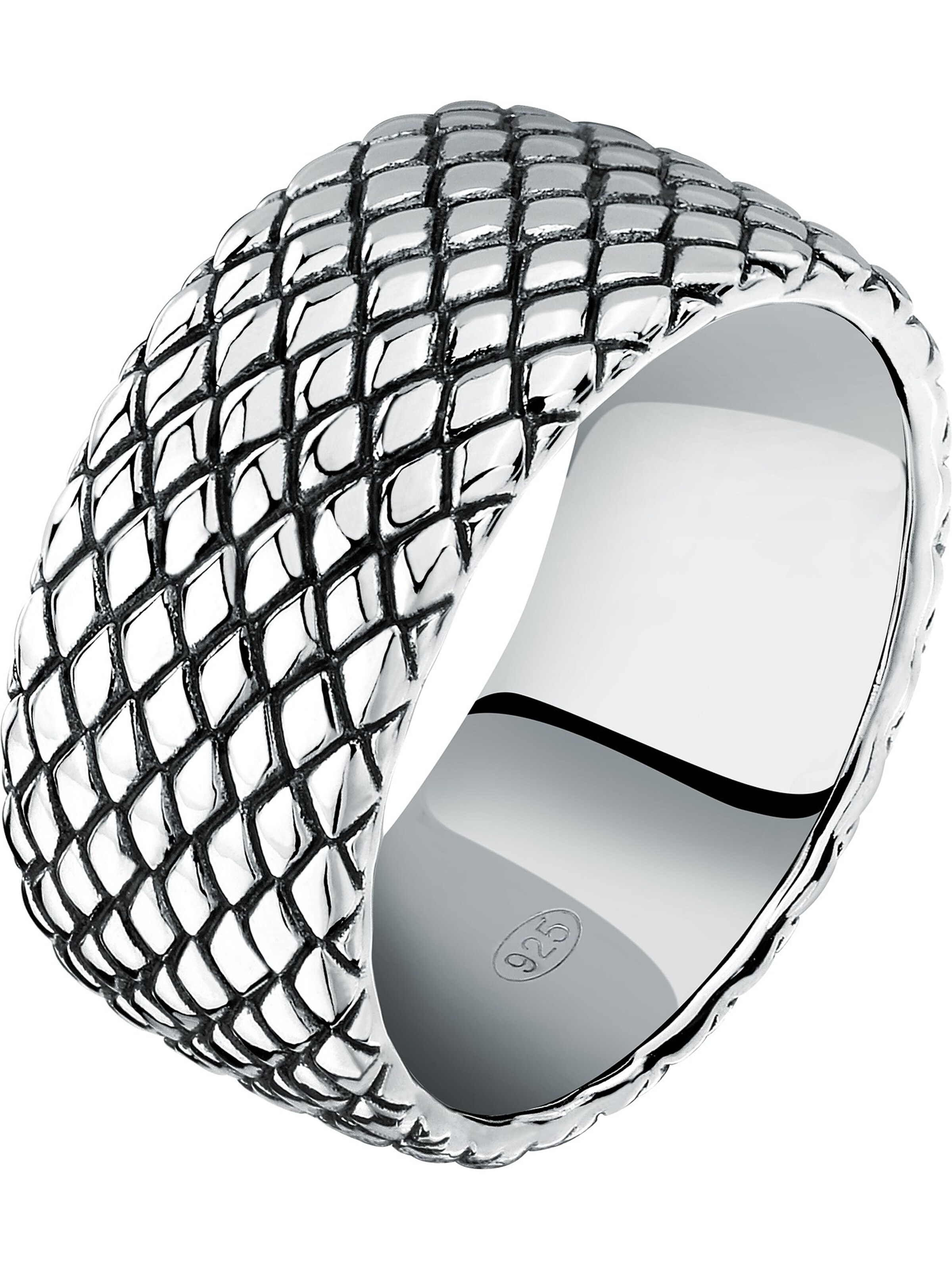 CHRIST Ring in Silver: front