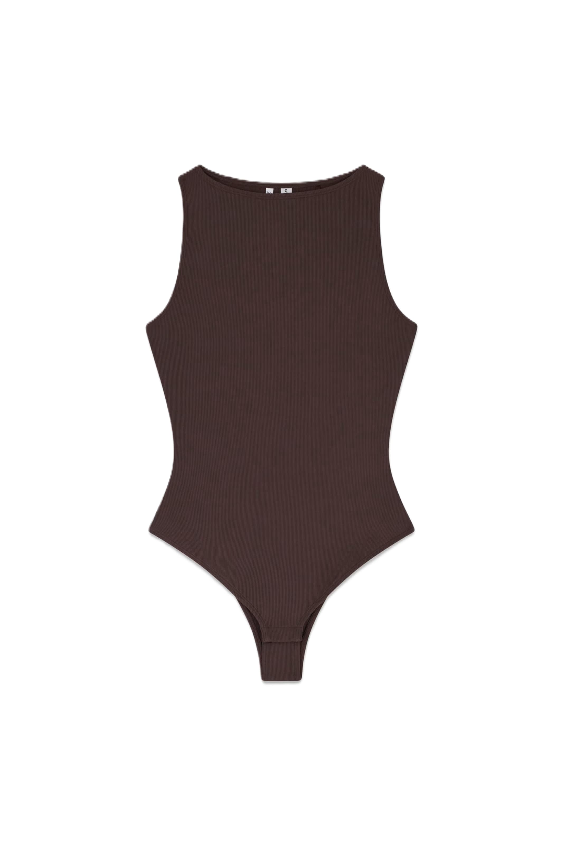 GUESS - Camisa body 'PENELOPE' em castanho: frente