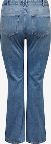 ONLY Carmakoma Flared Jeans 'Duru' in Blauw