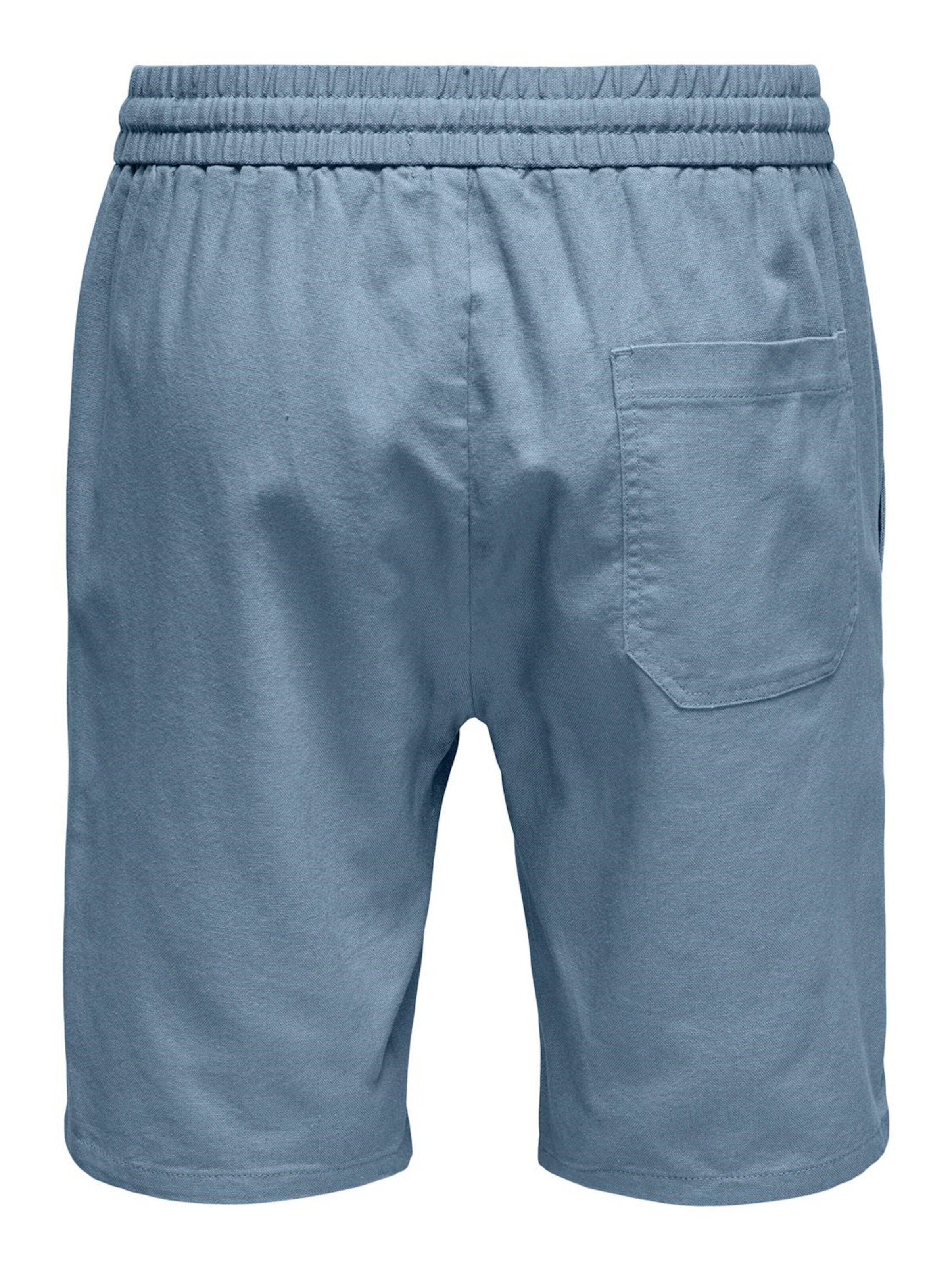 Only & Sons Loosefit Broek 'Live' in Blauw