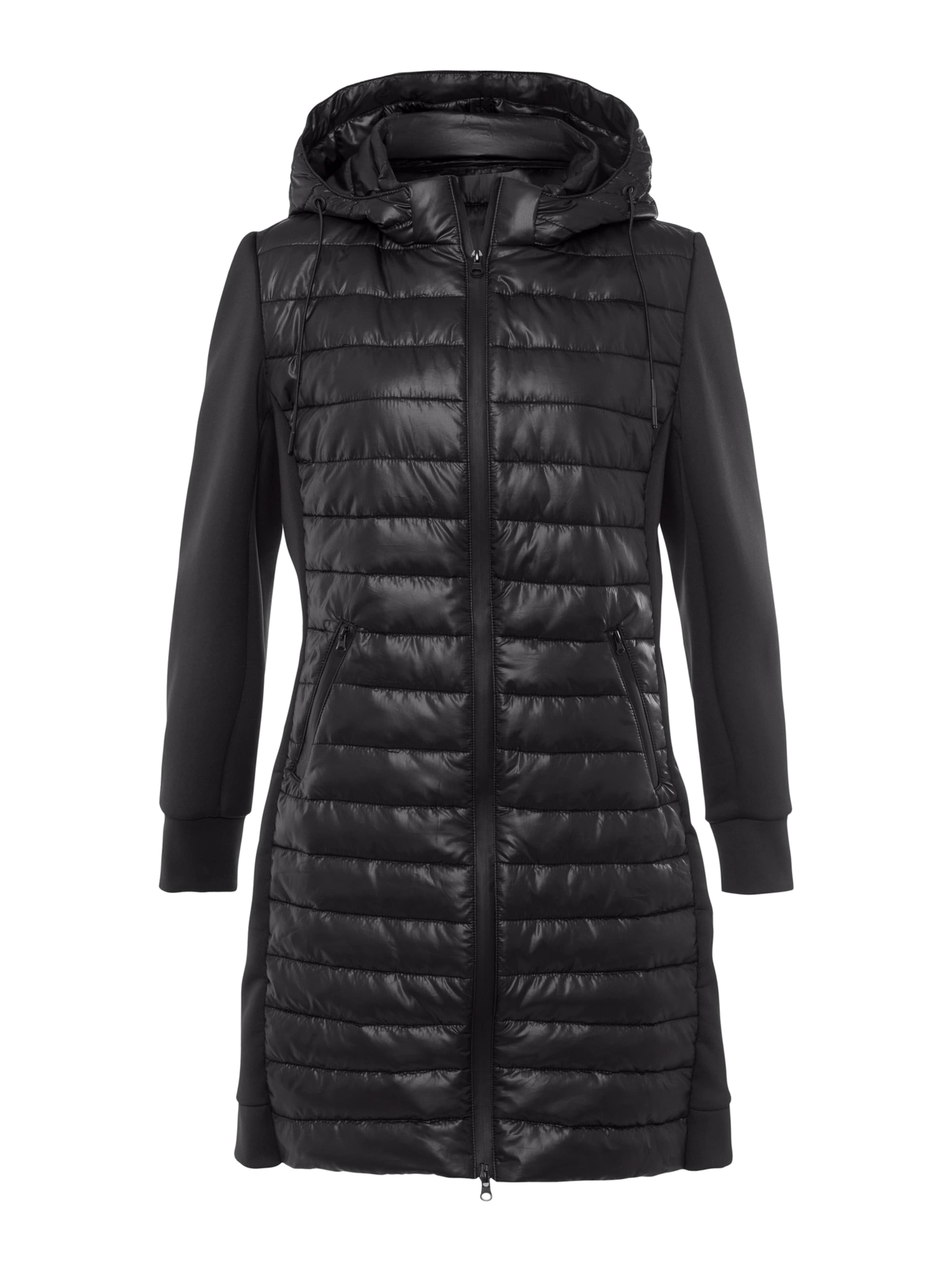 heine Overgangsfrakke i sort: forside