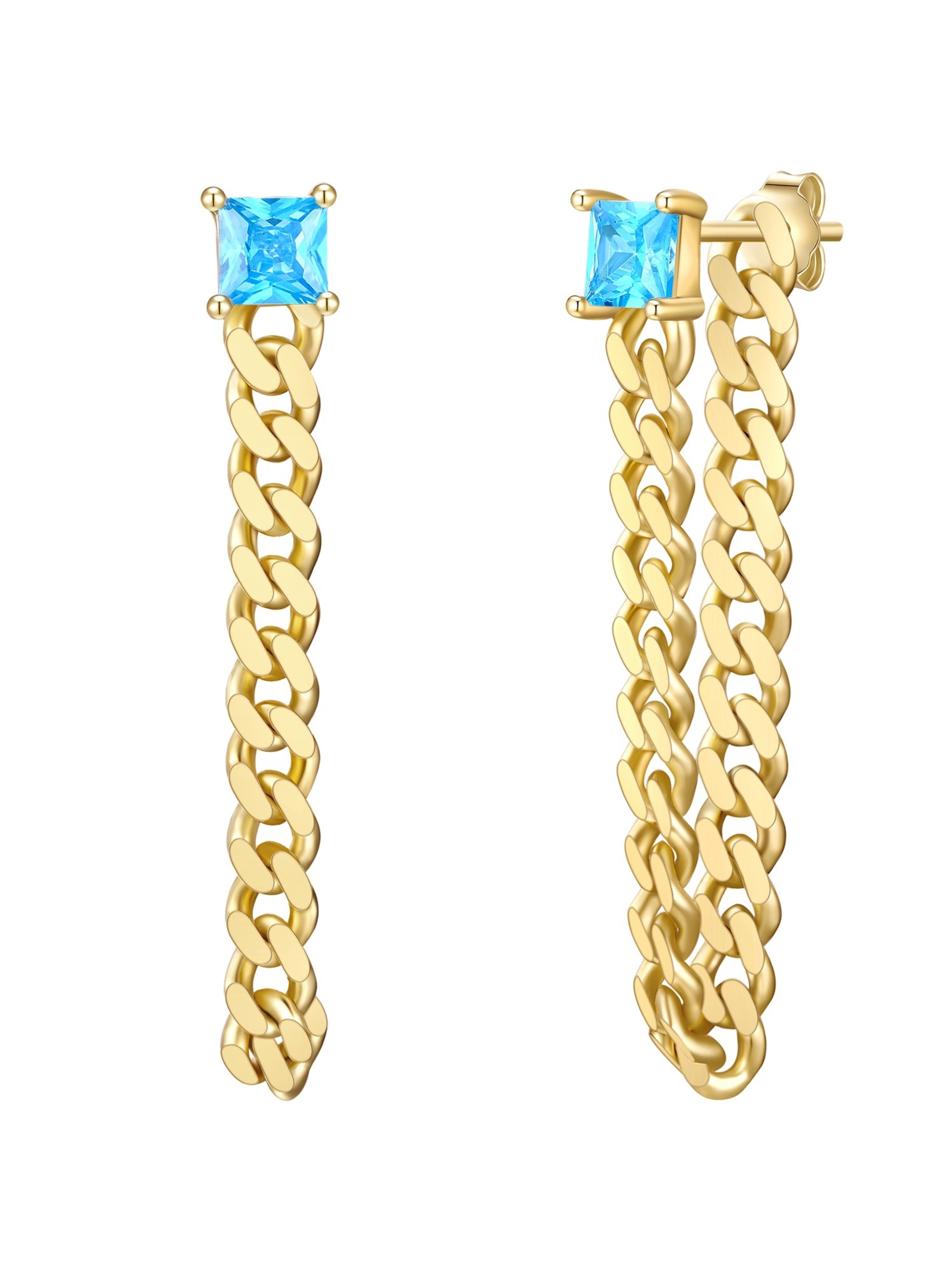 Boucles d'oreilles Glanzstücke München en or : devant