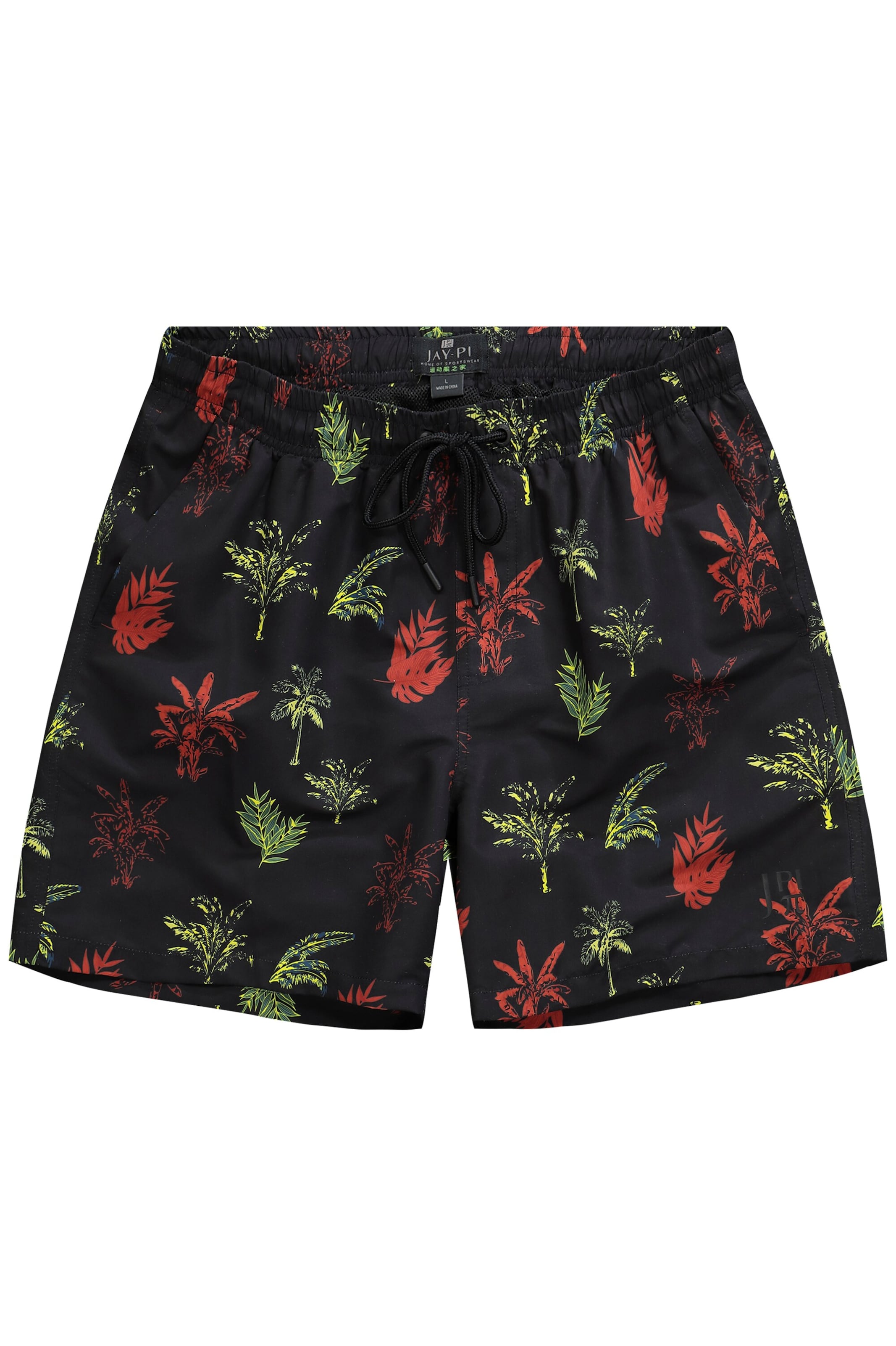 JAY-PI Zwemshorts in Zwart: voorkant