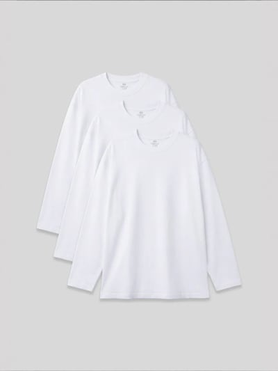 Tommy Life Camisa em XXXL em branco, Vista do artigo