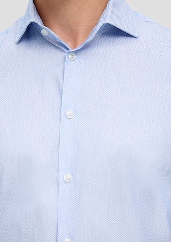 s.Oliver BLACK LABEL Slim fit Overhemd in Blauw