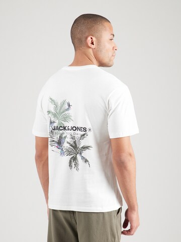 JACK & JONES Футболка 'JJHAWAII' в Белый: спереди