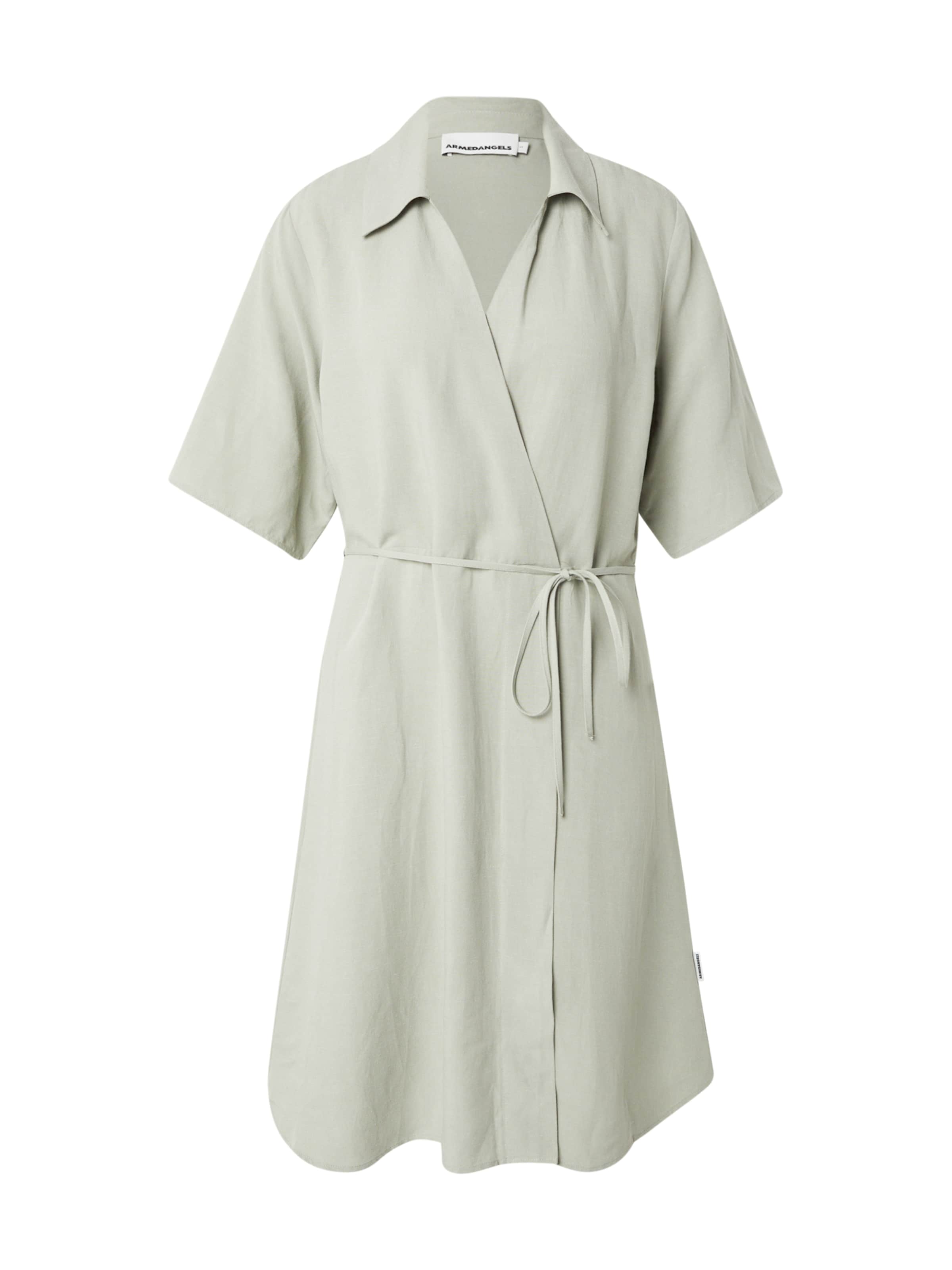 ARMEDANGELS Платье-рубашка 'FEMNAAMI' в Зеленый: спереди