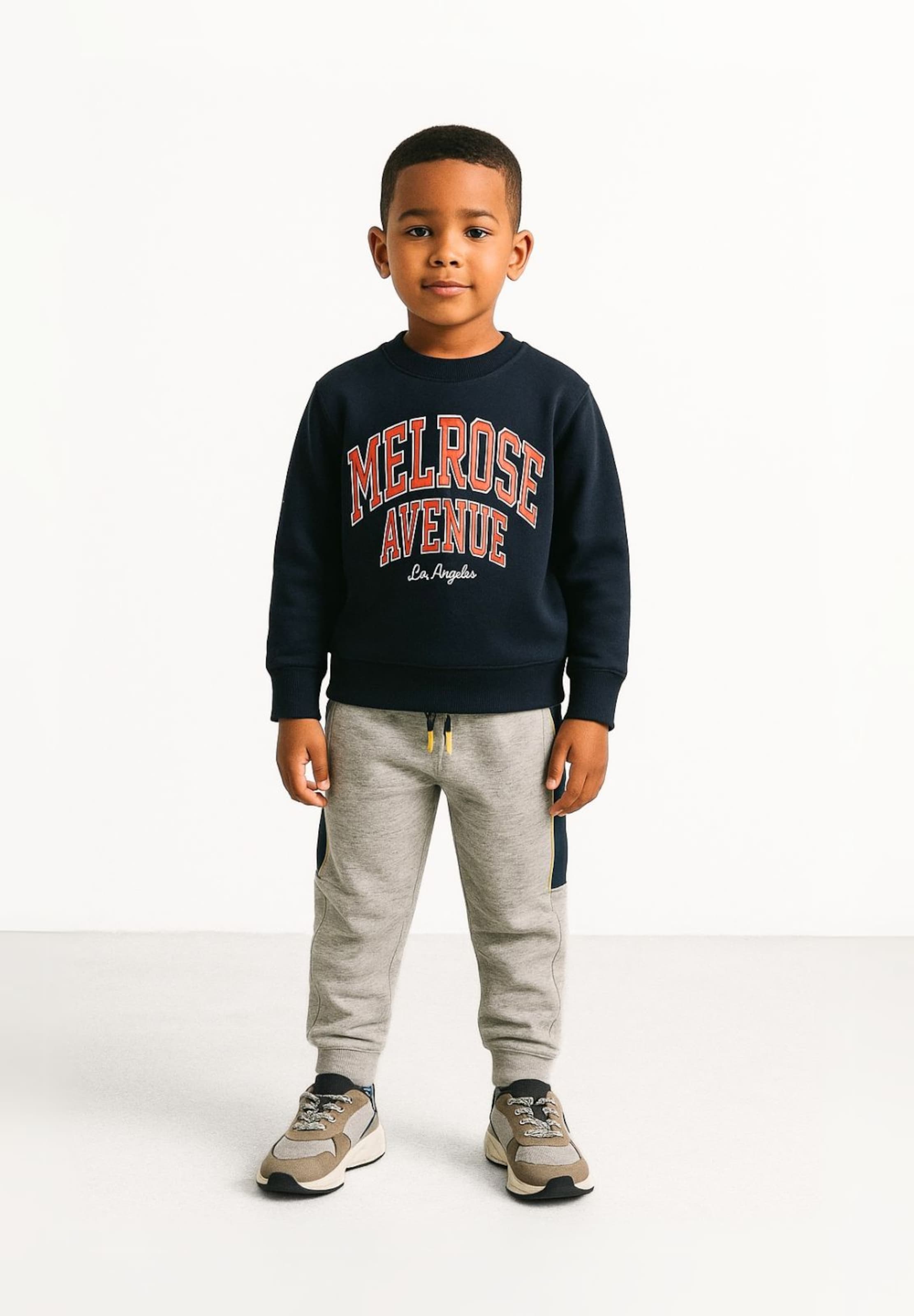 MINOTI tavaline Püksid, värv hall: eest vaates