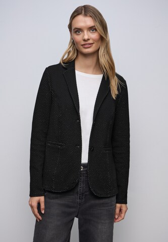 STREET ONE Blazer in Black: front
