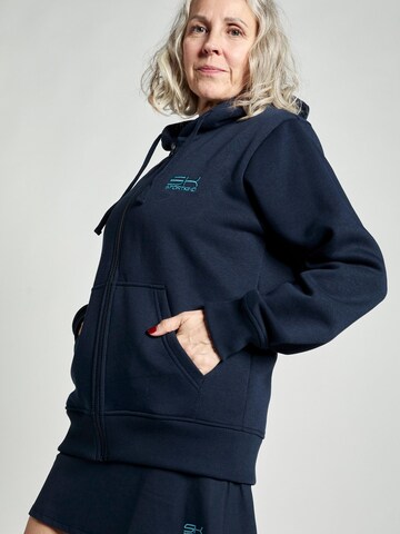 SPORTKIND Sportjas 'Unisex Zip Hoodie' in Blauw