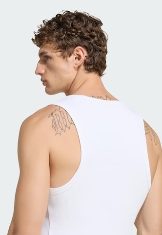 ADIDAS PERFORMANCE Λειτουργικό μπλουζάκι 'Power Essentials' σε λευκό