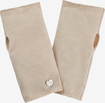 LAURA SCOTT Armstulpen in Beige: Vorderseite