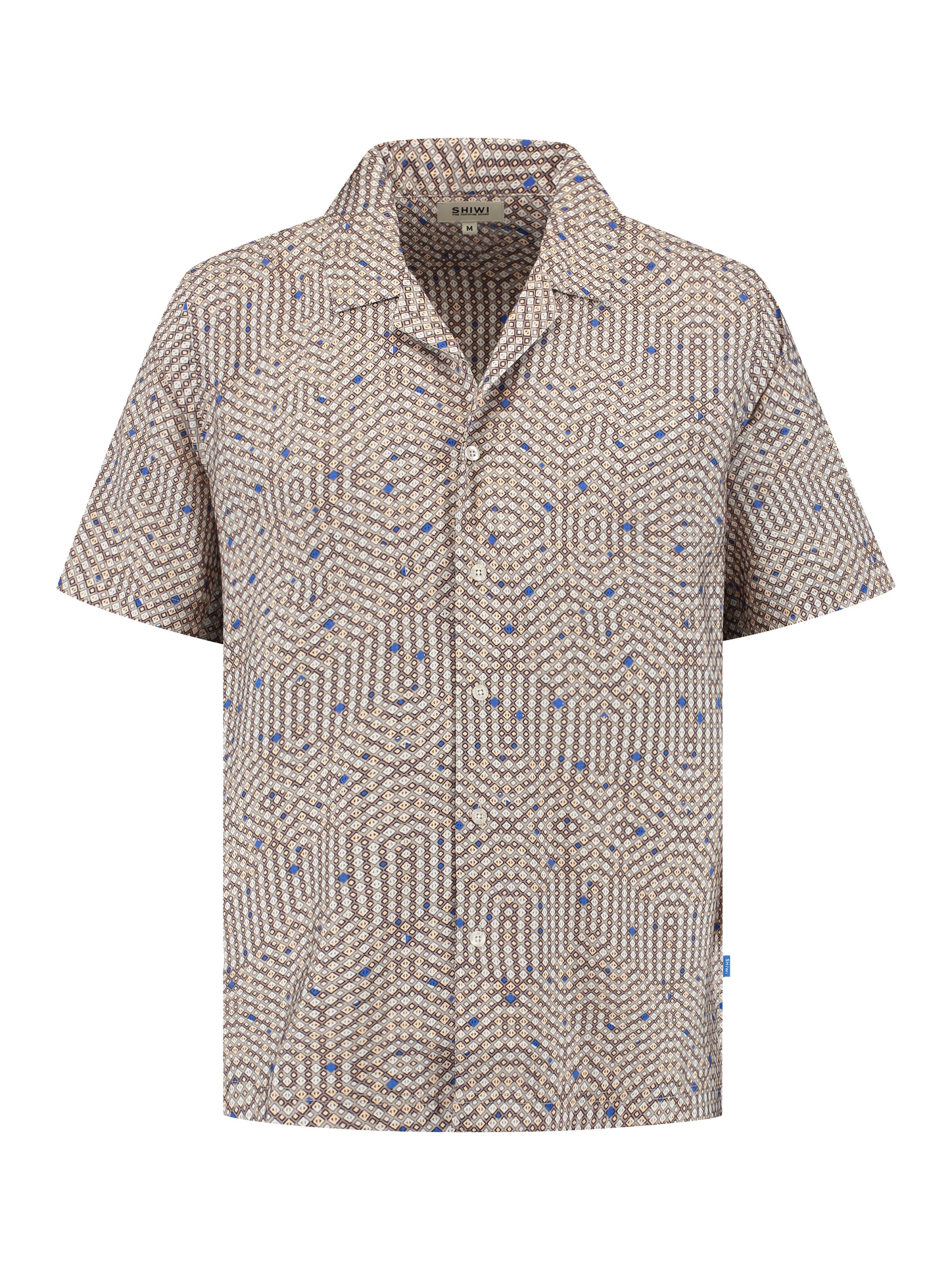 Comfort fit Camicia 'Vic' di Shiwi in beige: frontale