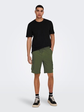 regular Pantaloni cargo 'KENDRICK' di Only & Sons in verde