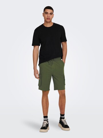 Only & Sons - regular Pantalón cargo 'KENDRICK' en verde