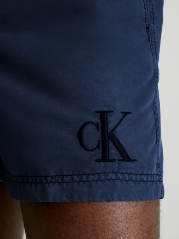 Shorts de bain 'Authentic' Calvin Klein Swimwear en bleu