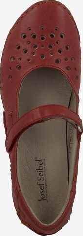 JOSEF SEIBEL Ballet Flats with Strap 'Fergey 77' in Red