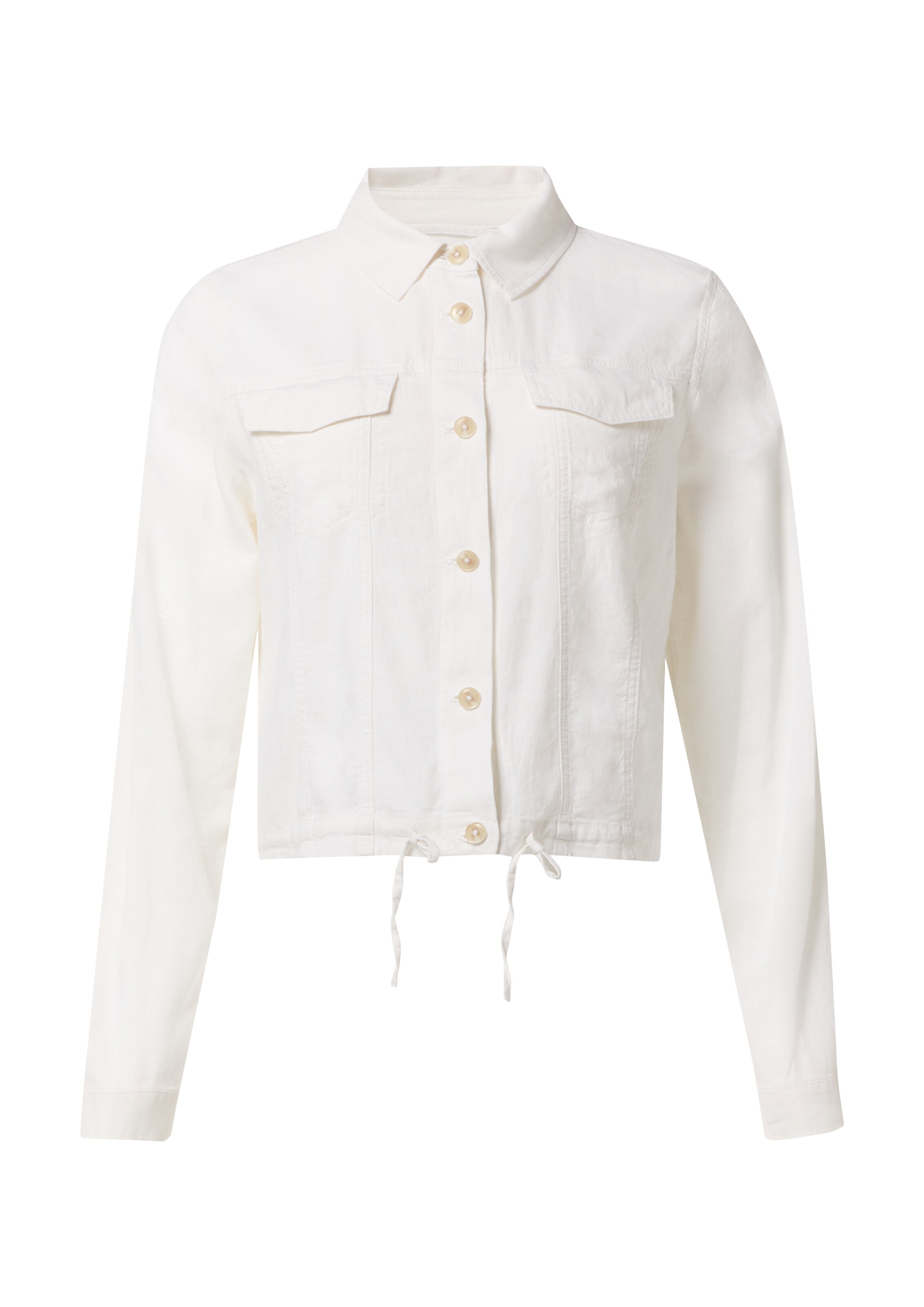 comma casual identity Jacke in Weiß: Vorderseite