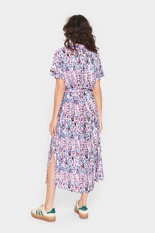 SAINT TROPEZ Blusekjole 'Blanca' i blandingsfarvet