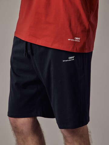 OWN Off With Nature Regular Broek in Blauw