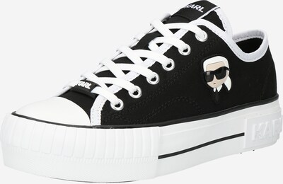 Karl Lagerfeld Sneaker in kitt / schwarz / weiß, Produktansicht
