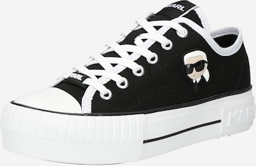 Karl Lagerfeld Низкие кроссовки в Черный: спереди