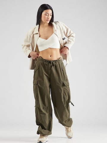 Wide leg Pantaloni cargo di Superdry in verde