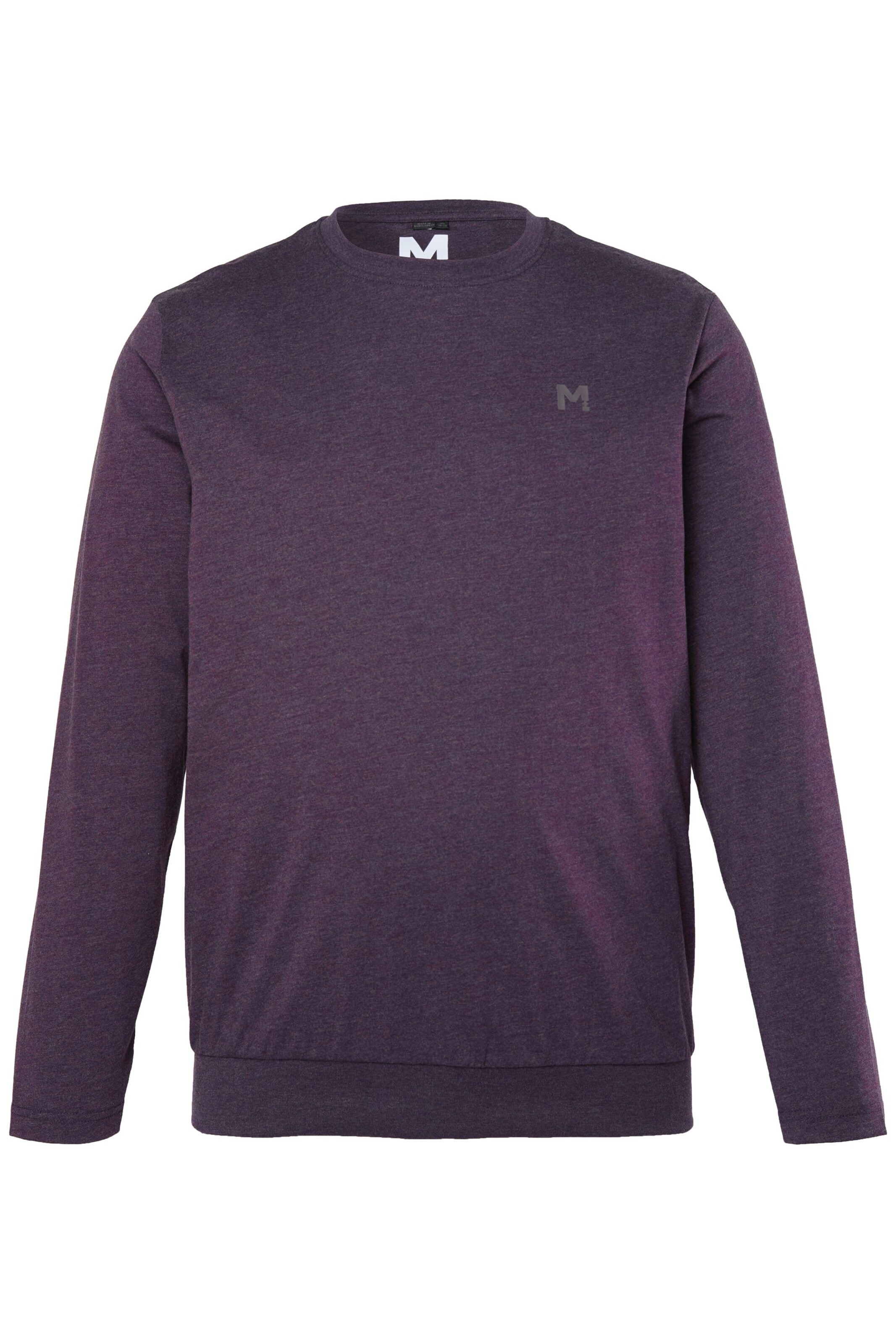Men Plus Shirt in Purple: front