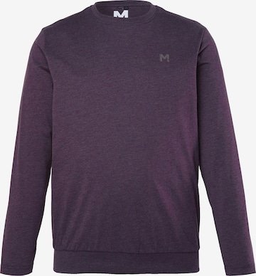 Men Plus Shirt in Purple: front