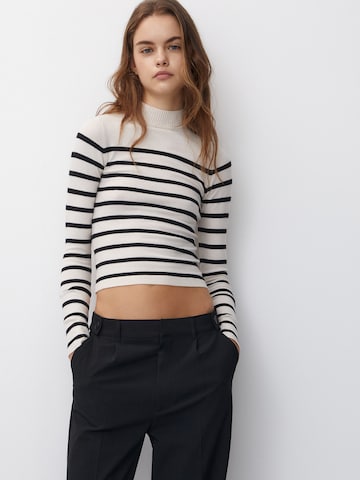 Pull&Bear Trui in Beige: voorkant