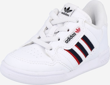 ADIDAS ORIGINALS - Sapatilhas 'Continental 80 Stripes' em branco: frente