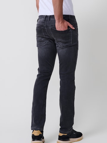 KOROSHI Slimfit Jeans i sort
