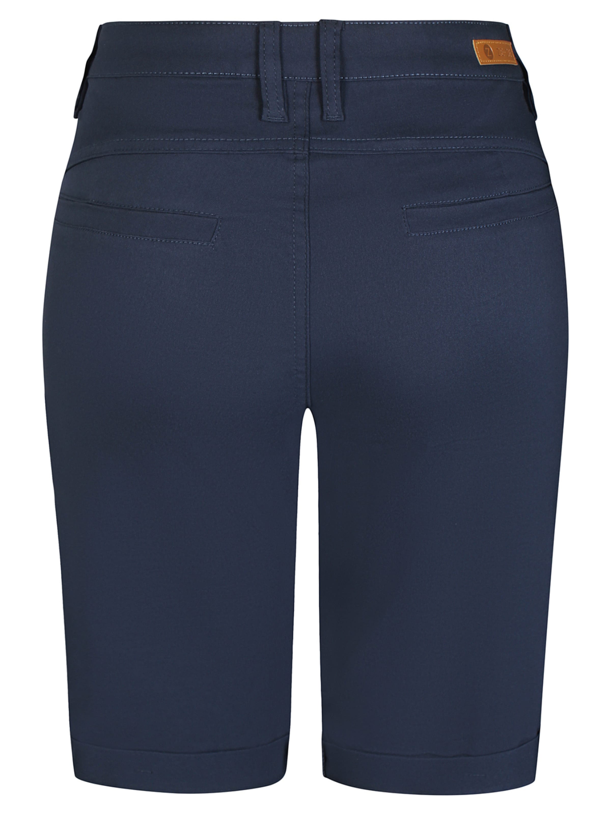 ze-ze Slimfit Bukser 'Sanne 313' i blå