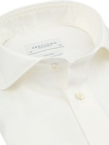 Profuomo Slim fit Button Up Shirt in White