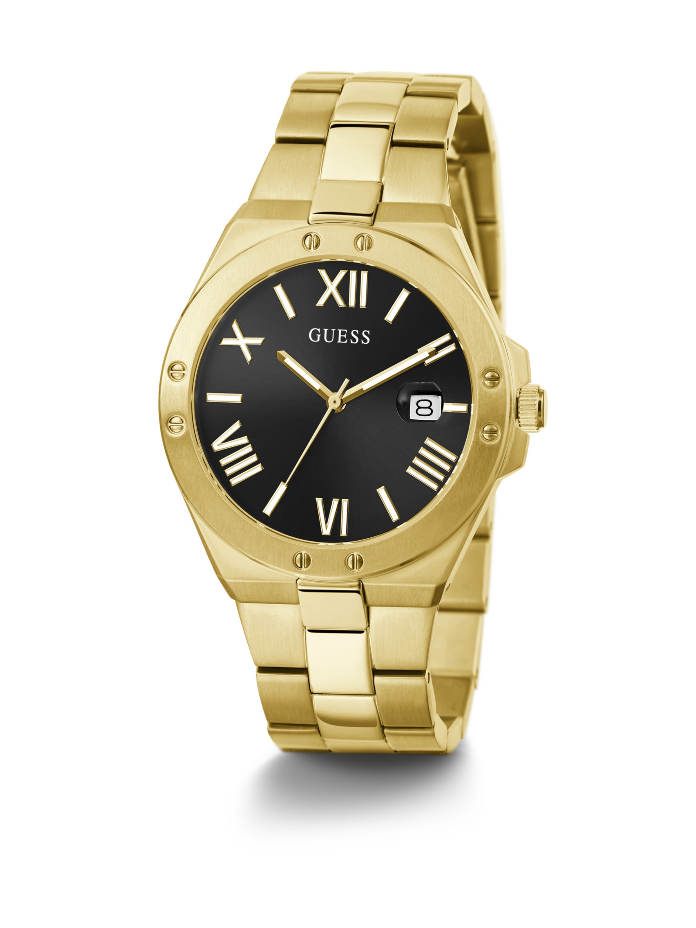 GUESS Analog Watch 'PERSPECTIVE' in Gold