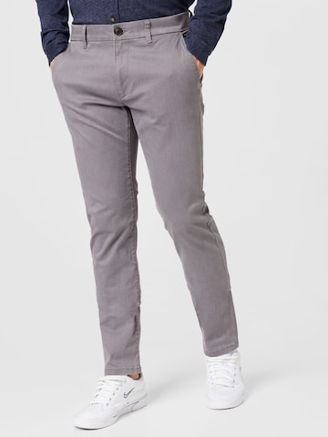 TOM TAILOR Chino kalhoty 'Travis' – šedá: přední strana